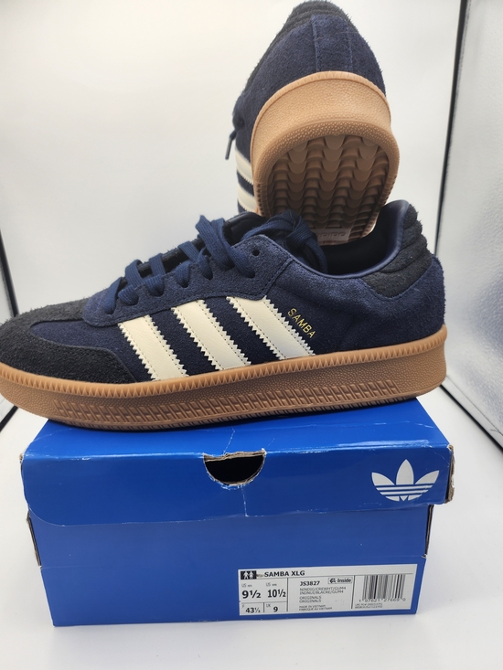 adidas Other - Adidas Samba Navy Blue Cream Gum Size 9.5M/10.5W